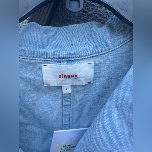 XIRENA Daisey Patch Haven Denim Jacket in Blue Dove New with Tags! - Picture 6 of 10